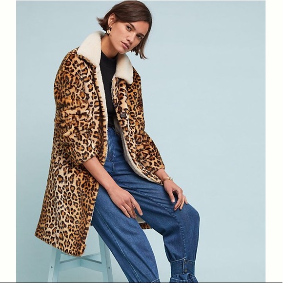 Anthropologie Jackets & Blazers - Anthropologie | Jakett Leopard Jacket Size M